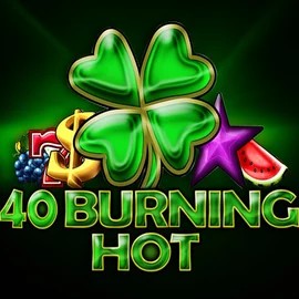 Slots logo of 40 Burning Hot from Amusnet Interactive at Casea Casino