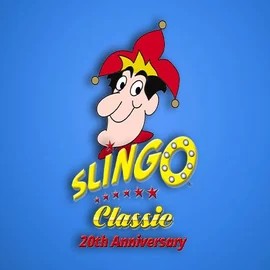 Slingo Classic 20th Anniversary logo – Casino Games by Slingo at Casea Casino