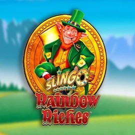 Slingo Rainbow Riches slot visual from Gaming Realms available on caseacasinoo.pl